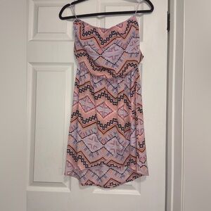 Express Multicolor Geometric Dress